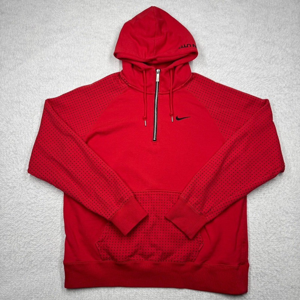 Manchester‎ United Nike Soccer Hoodie Sweater Red Men's Size XL